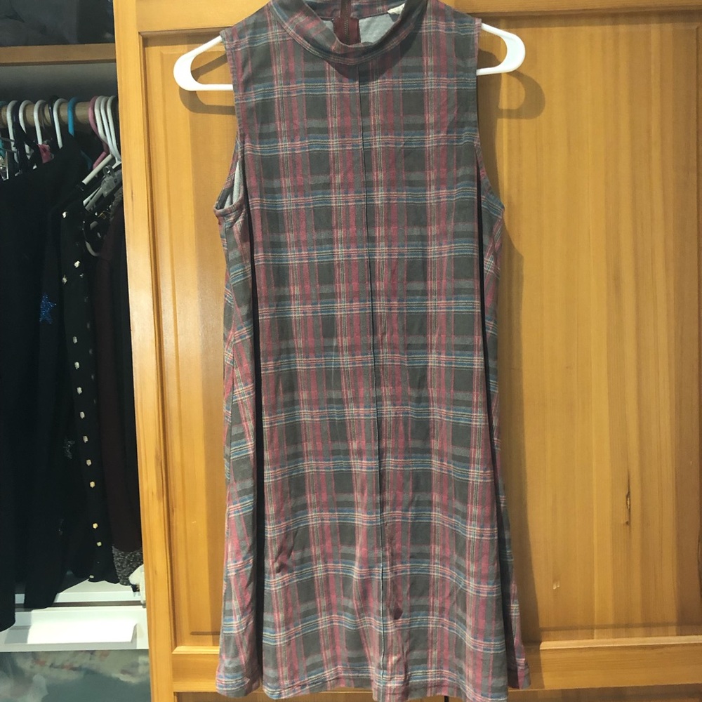 Plaid dress M
